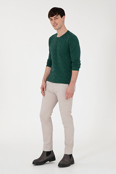 U.S. Polo Assn. Erkek Taş Kanvas Pantolon 50291162-VR049