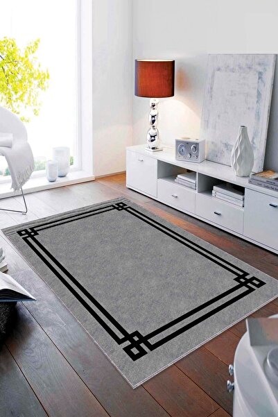RugViva Kaymaz Tabanlı Makinede Yıkanabilir Halı Rv060 Çerçeveli