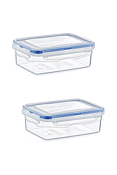 Tuppee Rectangular Leak Proof Storage Container 0.8 L (2 Pieces)