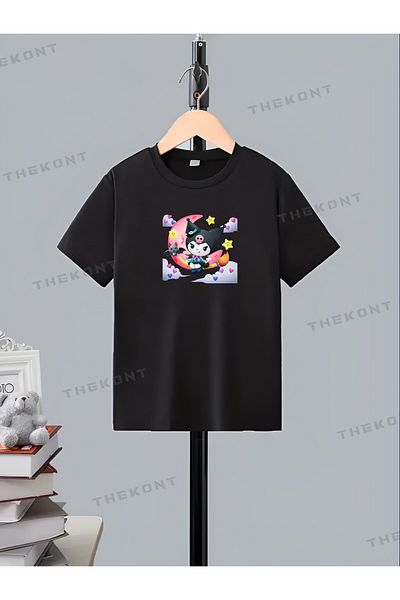 THEKONT Tricou pentru copii cu imprimeu Kuromi3