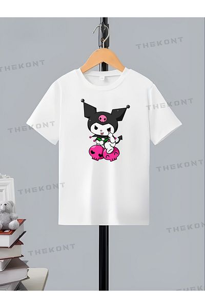 THEKONT Tricou pentru copii cu imprimeu Kuromi4