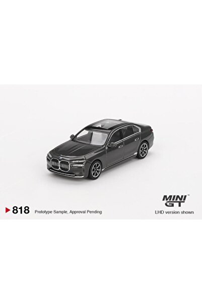 mini gt Bmw I7 Xdrive60 Dravit Grey 818