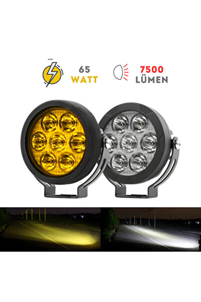 Knmaster Sunny7 65W Motosiklet Led Sis Farı