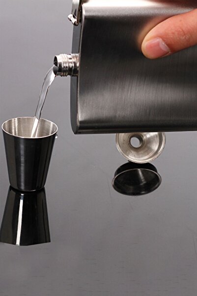 Weather Forecast Steel 8 oz 240 ml Liquor Flask Set Py48-Set