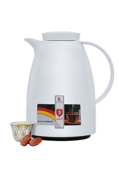 Alsaif Gallery Al-Rhine thermos, 1 liter - white