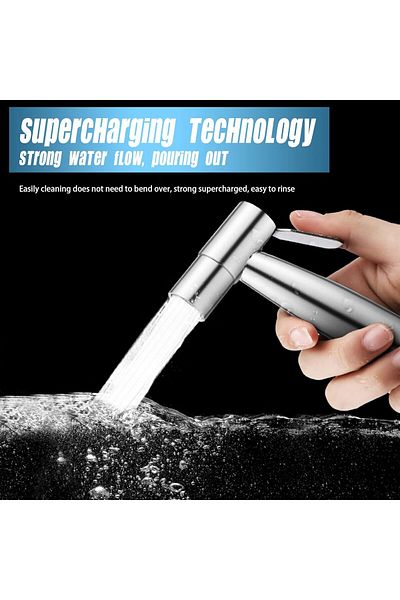 OEM Bathroom Bidet Pressure Sprayer Bidet Tap Toilet Seat Hose Chrome Color Imported