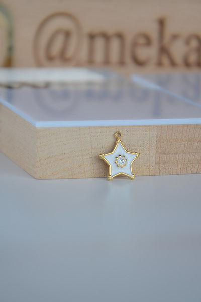 Mek Accessories Kararmaz Çelik Garantili Yıldız Kolye Ucu