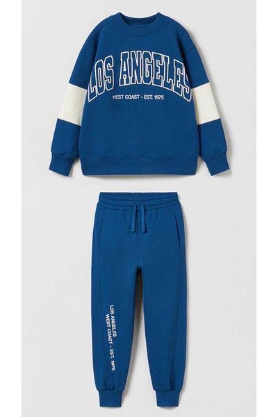 AdaKids Set pentru copii model unisex sezon nou cu slogan multicolor