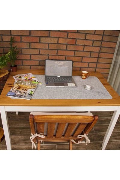 KeçeBizde Felt Desk Organizer and Gaming Mouse Pad Desktop Organizer Mat 50x100 Cm