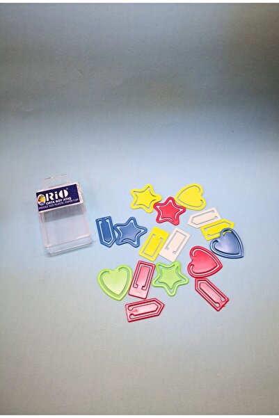 Rio Orta Boy Renkli Plastik Ataç