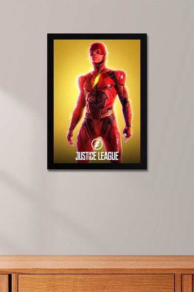Saturn Justice League The Flash Pictură înrămată - Poster Justice League