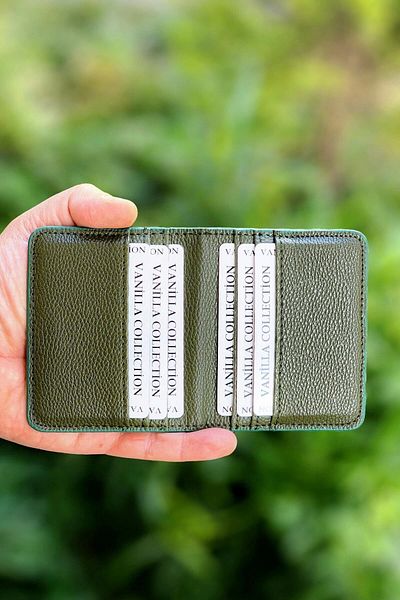 VANİLLA Super Thin Ergonomic Vegan Leather New Generation Card Holder Wallet Portfolio Otto Model