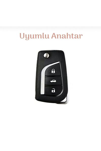 emii auto spare parts Toyota 2017-2025 Compatible Corolla Auris Verso Avensis Hilux Key Case Switchblade Model Blue