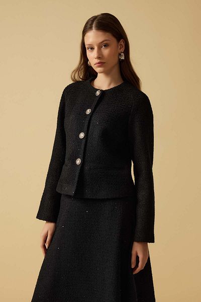 NUR KALAY COLLECTION Jacket Skirt Set