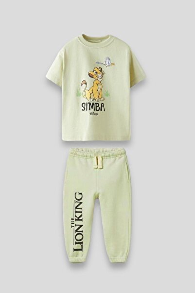 minibambi Set tricou și pantaloni de trening oversize din bumbac cu model Reg...