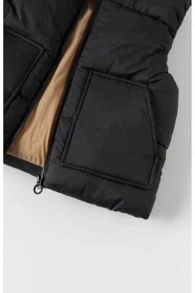 minibambi Black Children's Inflatable Hooded Vest