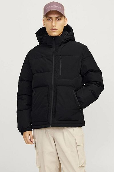 Jack & Jones Jjeotto Puffer Black Men's Coat 12258416