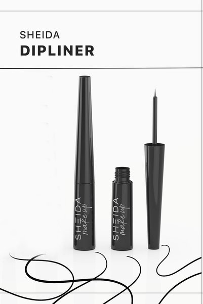 Sheida Waterproof Intense Black Dipliner Extra Black Gloss Dip Eyeliner