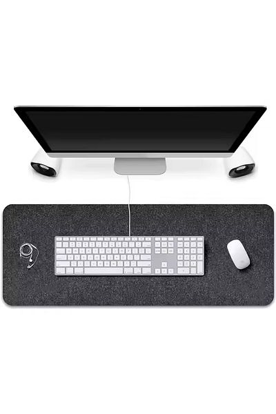 Next Craft Gaming Mouse Pad Large Felt Snot Keyboard Mat Desk Protector 3mm Anthracite Color