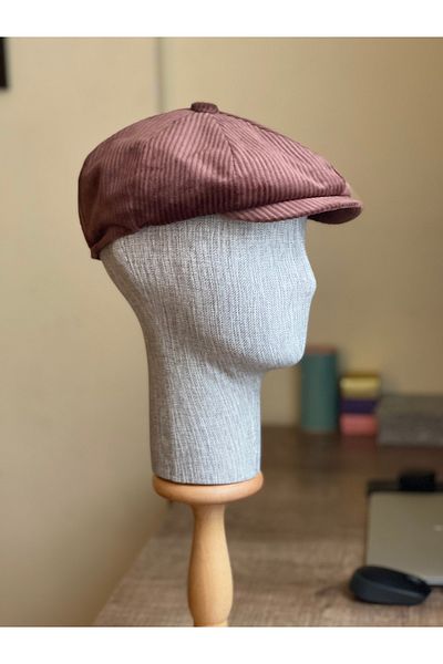 Rupen Kraft Peaky Blinders - Draped Velvet Men's Cap, Winter