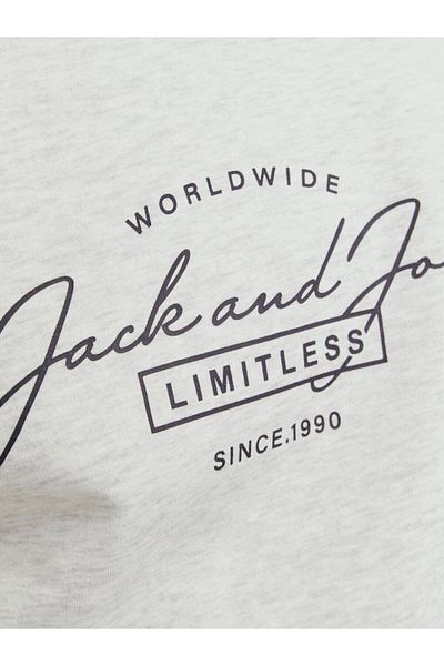 Jack & Jones Jjferrıs Text Printed Sweatshirt 12256837