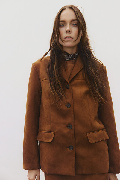 H&M Tek Sıra Düğmeli Blazer