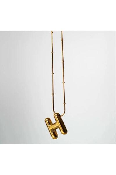 Nilsu Jewellery Accessory Çelik Balon Harf Kadın Kolye A B D E F G H K M N S ...