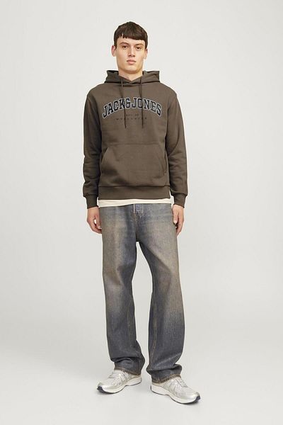 Jack & Jones 12256521 Jjecaleb Varsity Sweat Hood Noos Men's Hoodie Sweatshirt