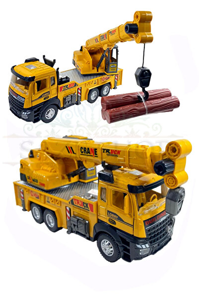 SAZE Xx992-02ab Çek Bırak Işıklı Ve Sesli 1:28 2 Asorti Kamyon Kule Vinç 22 Cm Modelınızı Belırtınız