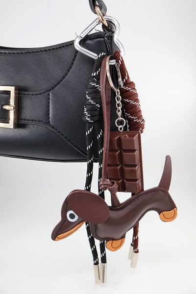 Ataki Aksesuar Chocolate and Dog Charm Bag Accessory