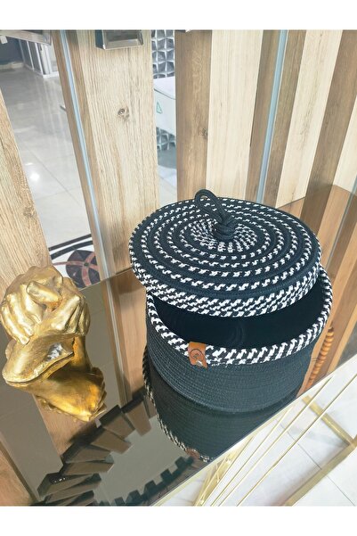 ADES HOME DESİGN Jüt, Kapaklı Sepet, Mutfak Sepeti, Banyo Sepeti, Banyo ve Mu...