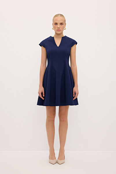 Love My Body V Yaka Elbise