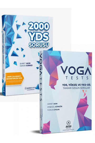 Yargı Yayınları 2000 Yds Flocking Language Questions - Voga Tests Yds, Yaskdil and Yks-Dil All Original Questions