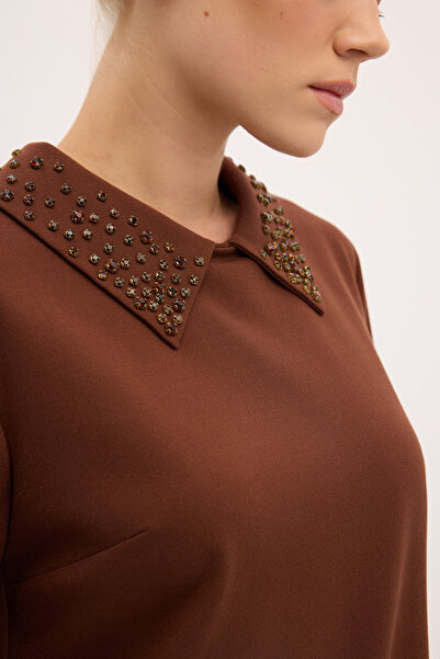 Love My Body Taş Detaylı Elbise