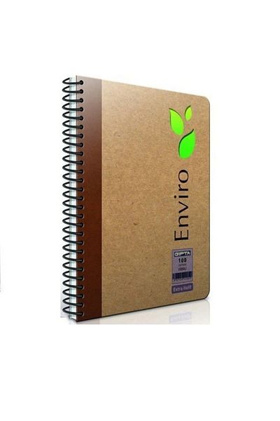 Gıpta Enviro 17X24Cm 100Yp Spiral Striped Kraft Cover - Notepad / B9