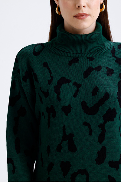 Şule Giyim leuparlı elbise