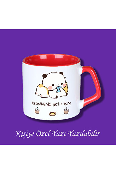 Ceymas Hediyelik Bubu Dudu Tasarımlı Sevgililer ve Eşlere İsim ve Yazı Yazıla...