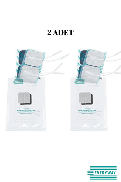 Everyway Tens Cihazı Kablolu Yedek Elektrot- 5x5 Tens Pedi 4 Lü 2 Paket (8 ped)