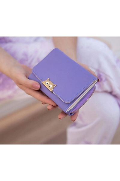 Pierre Lotus Unisex Cat Wallet - Plc1004 Model