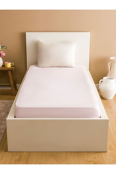 LC Waikiki Plain Cotton Single Size Elastic Carsaf - S5H711Z8