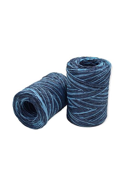 hobimon Νο 407 - 1 Τεμάχιο - 160-200 Γρ. - Τυλιγμένο χάρτινο σχοινί Ebruli - Navy Blue