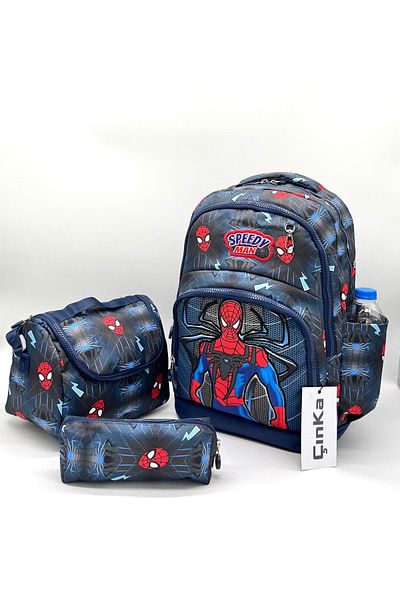 Çınka Bags Geantă ortopedică pentru școală primară cu model cu suport pentru spate
