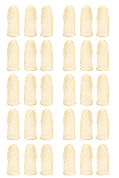 hodbehod 48 Adet Small Kalın Kauçuk Kaydırmaz Yüksek Dayanıklı Kadın Parmaklık