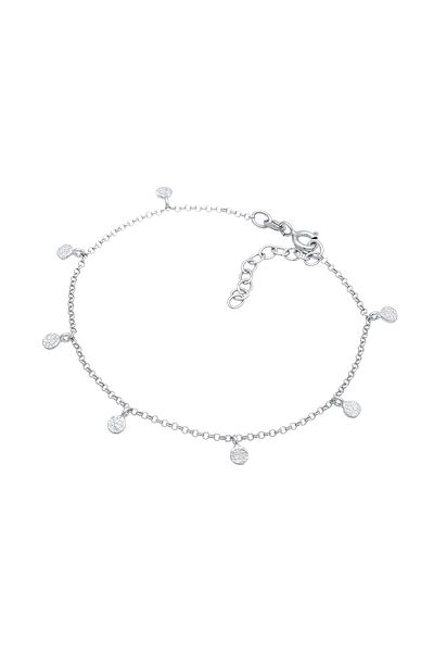 ELLI Bratara Doamna Pandantiv Trombocite Rotund Texturat In Argint Sterling 925