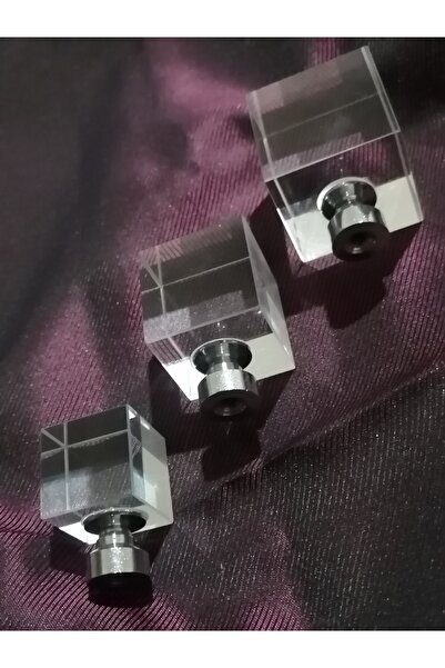 inga desing 25mm Küp (1ADET)kristal Krom Düğme Mobilya Kulp