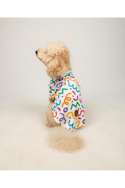 Buf & Buf Color Splash - Kedi Köpek Kıyafeti Gömleği Küçük Orta Irk