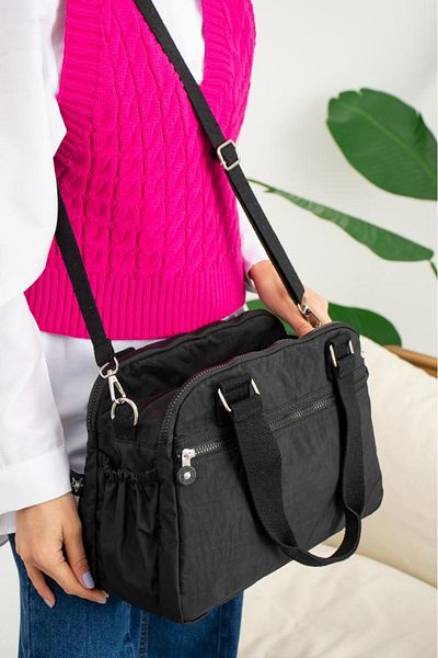 Baginn Geantă de umăr Klinkir Geantă de umăr cu buzunare multiple din material textil ușor 30*25 cm potrivită pentru utilizare zilnică