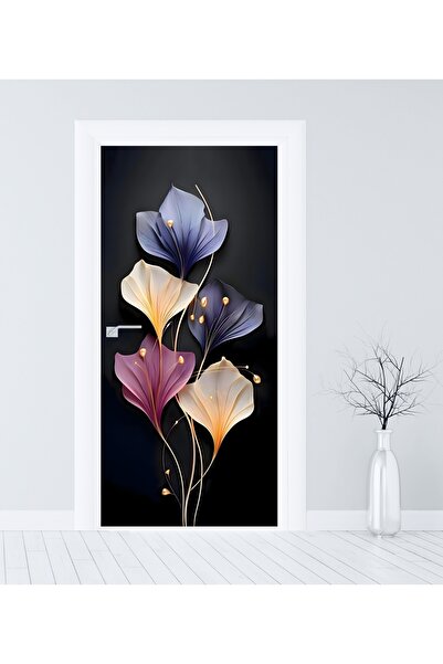 RENKLİ HOBBY Kapı Kaplama Folyosu - Kapı Sticker Giydirme - Kendinden Yapışkanlı