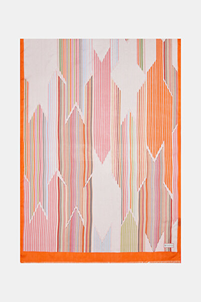 Vakko GEOMETRİK DESENLİ İPEK ŞAL