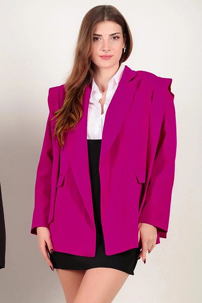 TANISA Zaven Blazer Jacket με ζώνη ώμου - TNS-4395